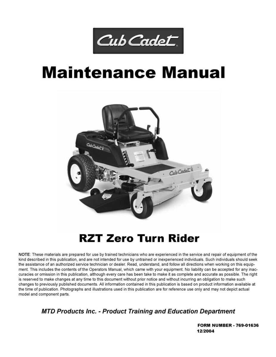 cub cadet ltx 1045 repair manual