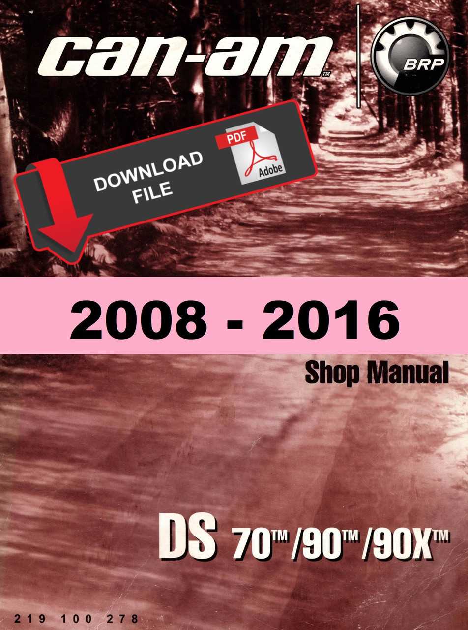 can am ds 90 repair manual