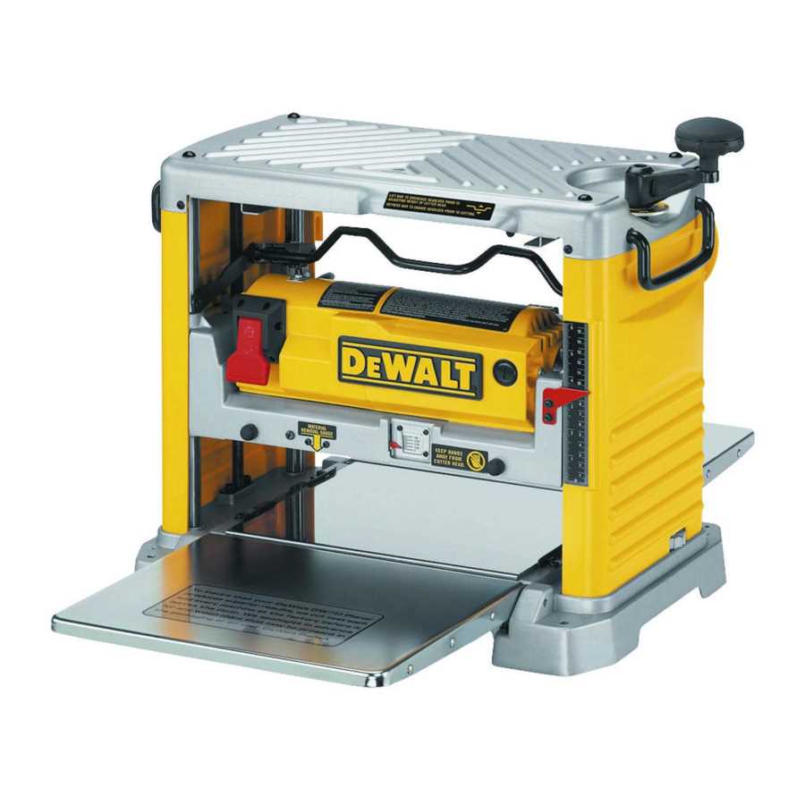 dewalt 735 planer repair manual