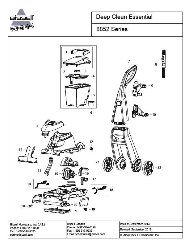 bissell steam cleaner repair manual