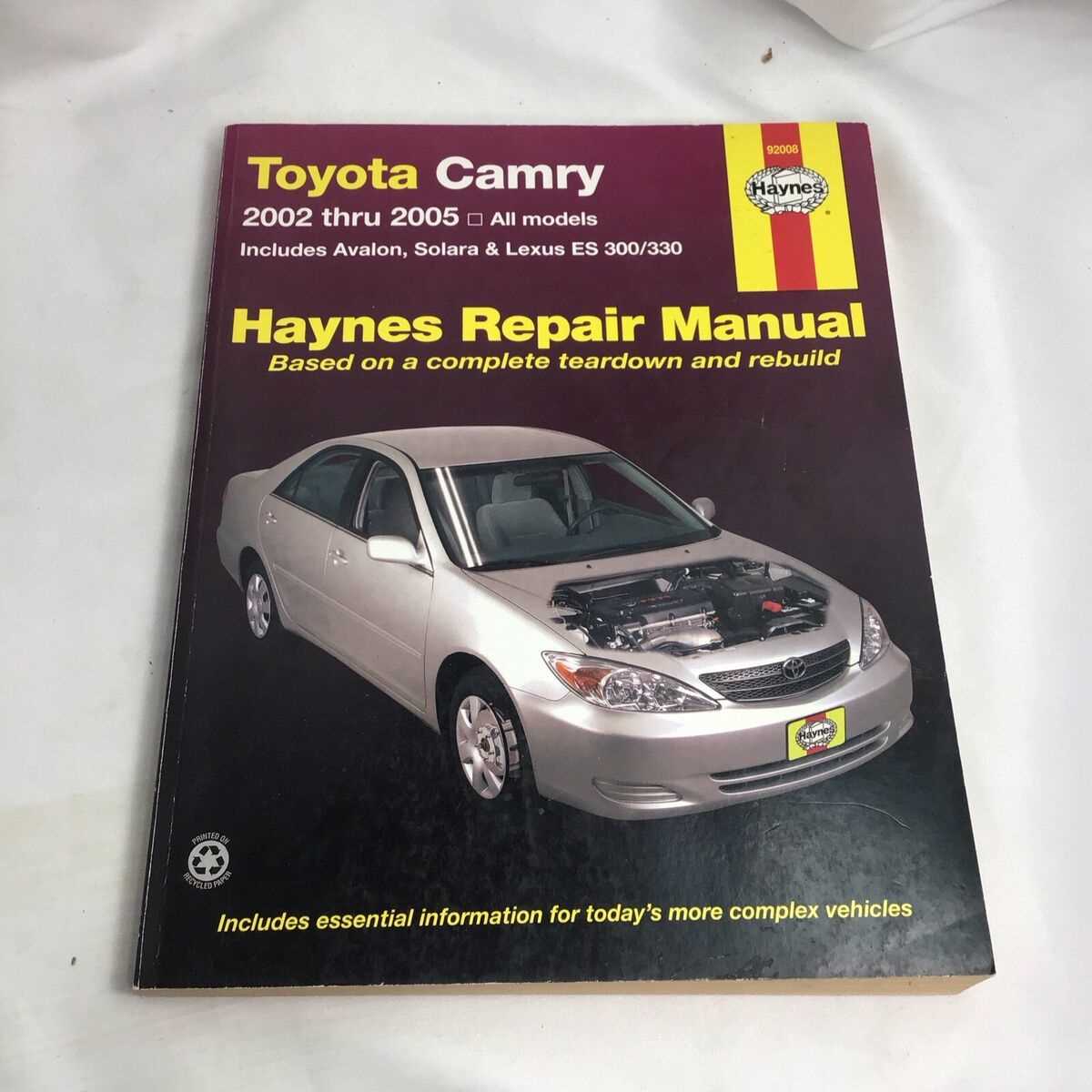 2002 toyota camry repair manual