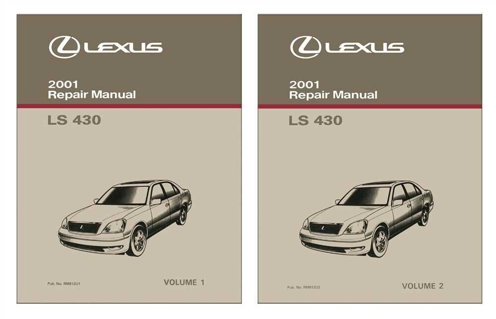 2001 lexus ls430 repair manual