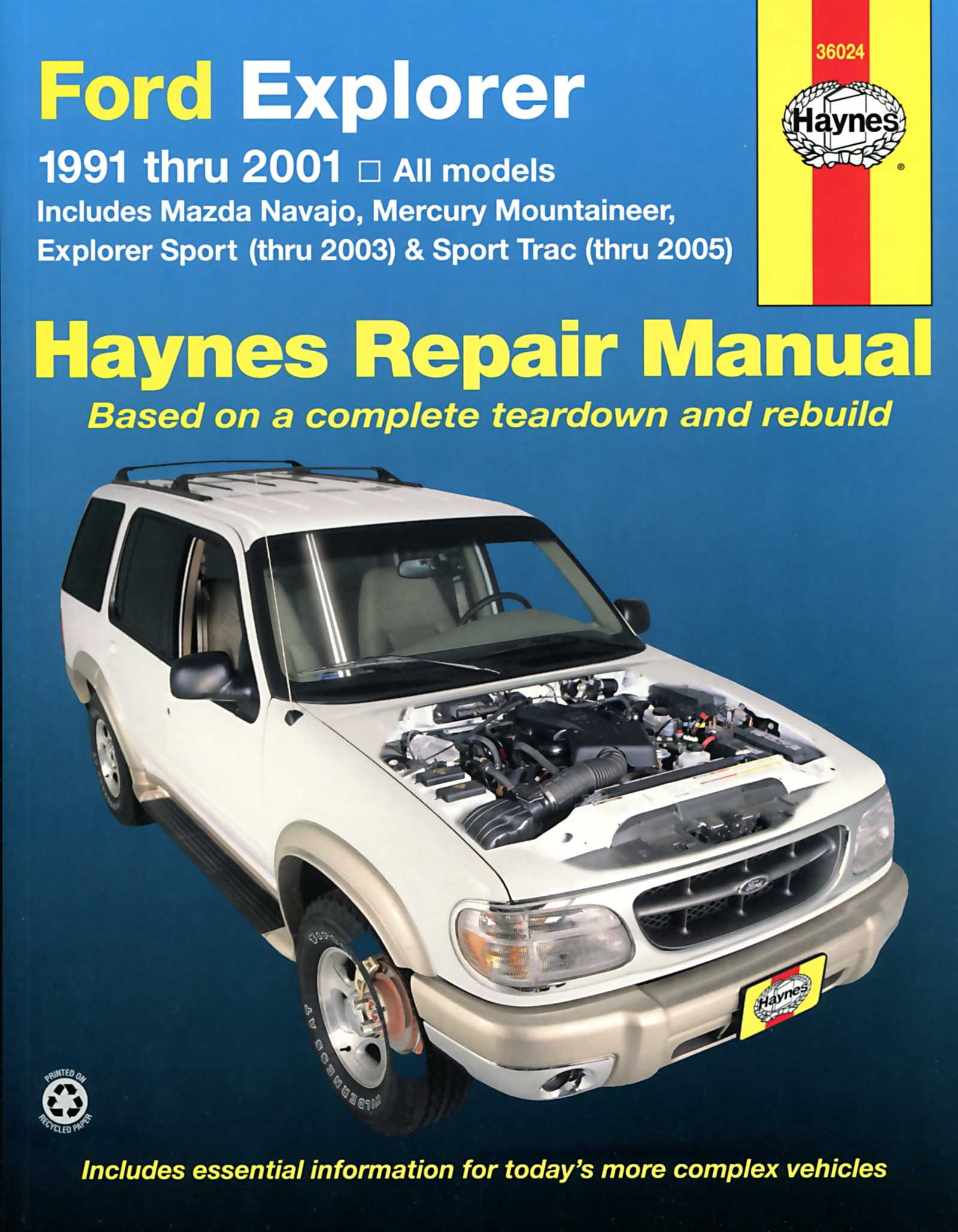 2001 mazda tribute repair manual