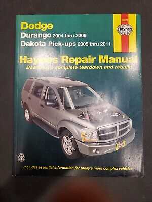 2005 dodge durango repair manual