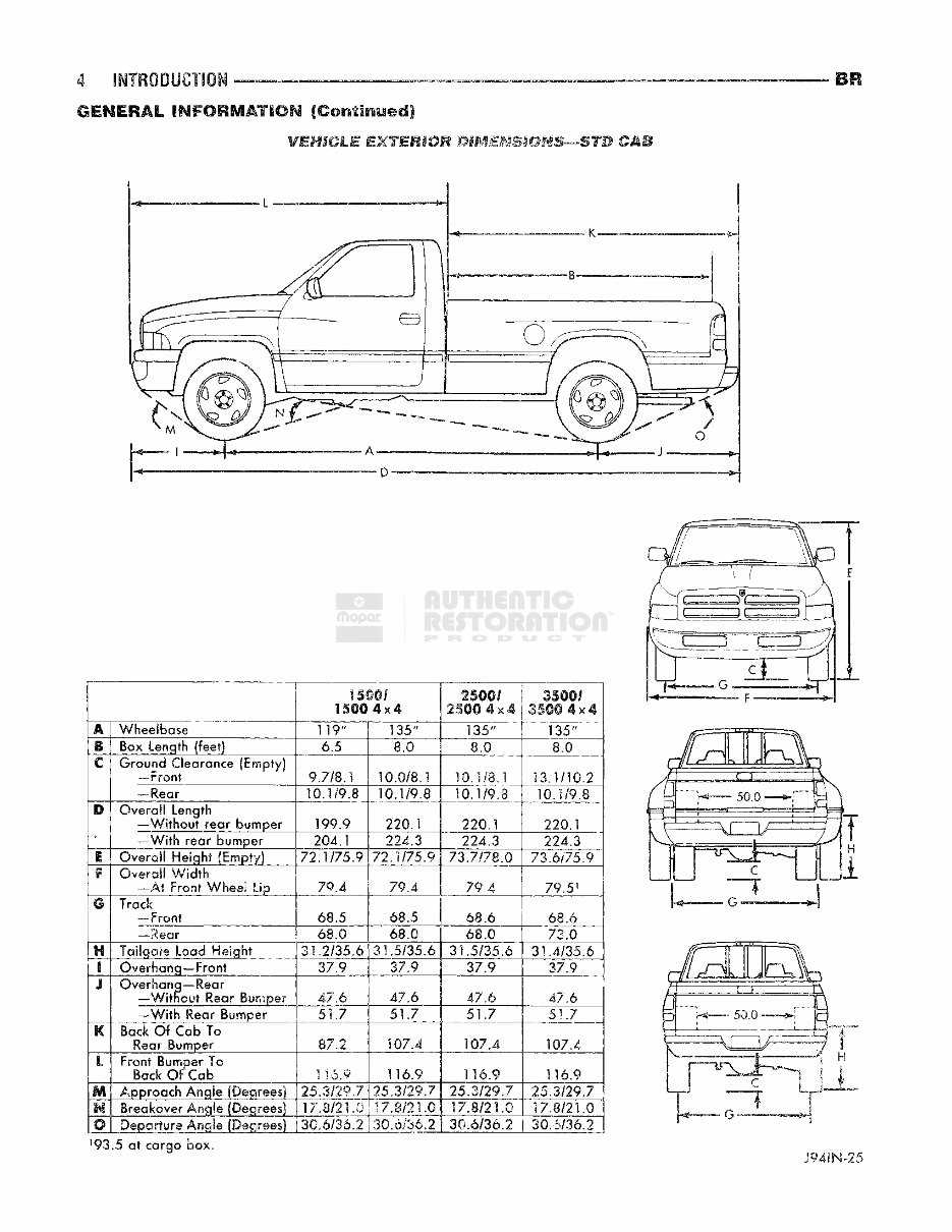 dodge pickup repair manual