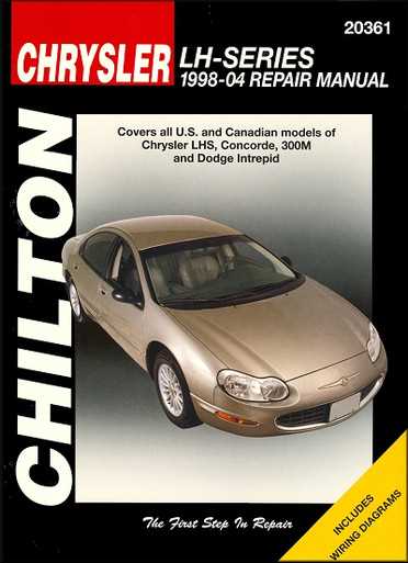 2000 dodge intrepid repair manual