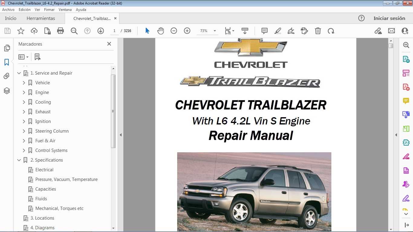 2008 chevy trailblazer repair manual