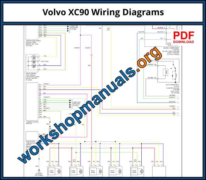 volvo xc90 2002 2008 factory service repair manual