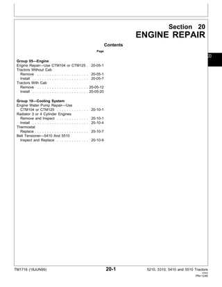 john deere 5410 repair manual