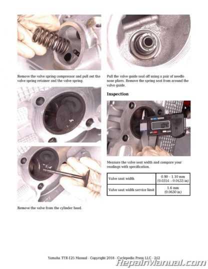 yamaha ttr 125 repair manual