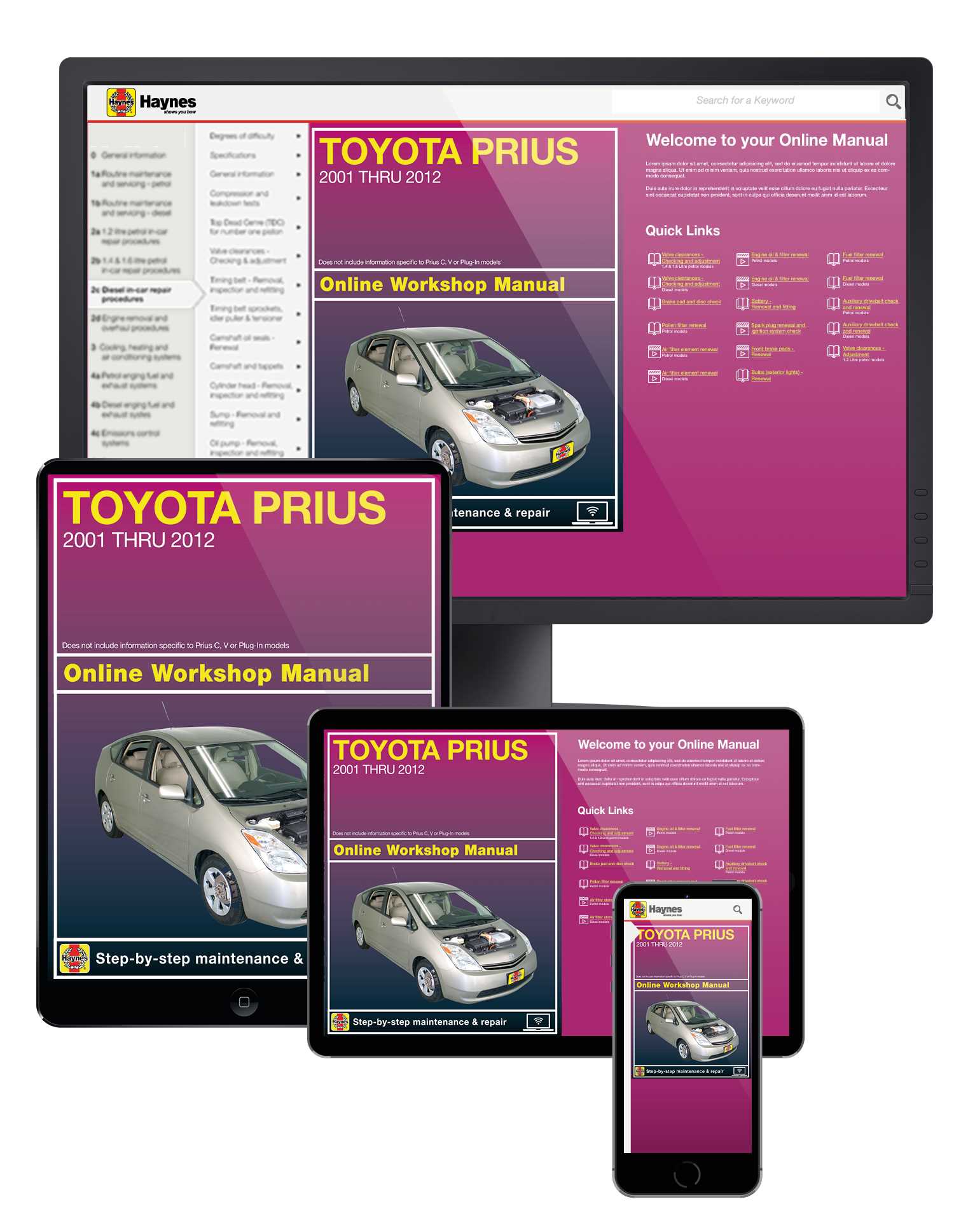 2009 toyota prius repair manual