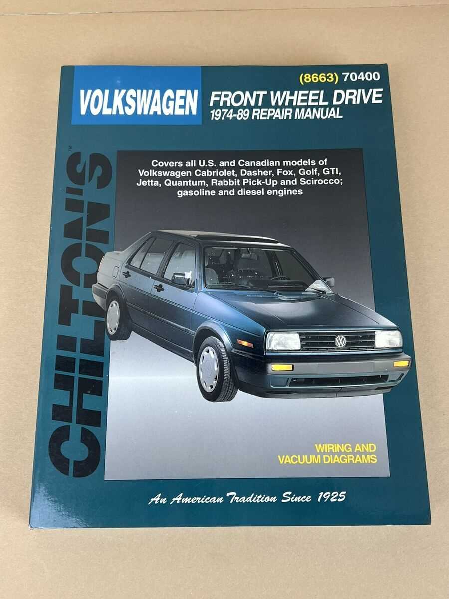 chilton repair manuals volkswagen