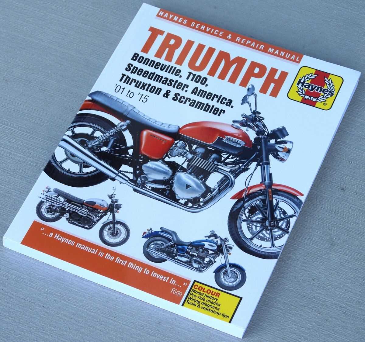 triumph bonneville repair manual