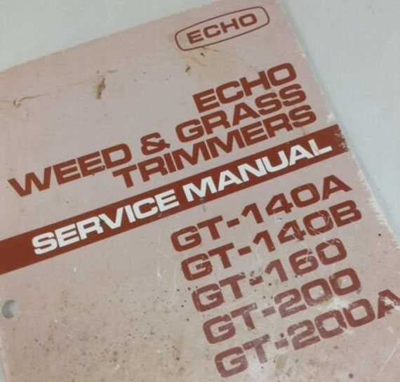 echo string trimmer repair manual