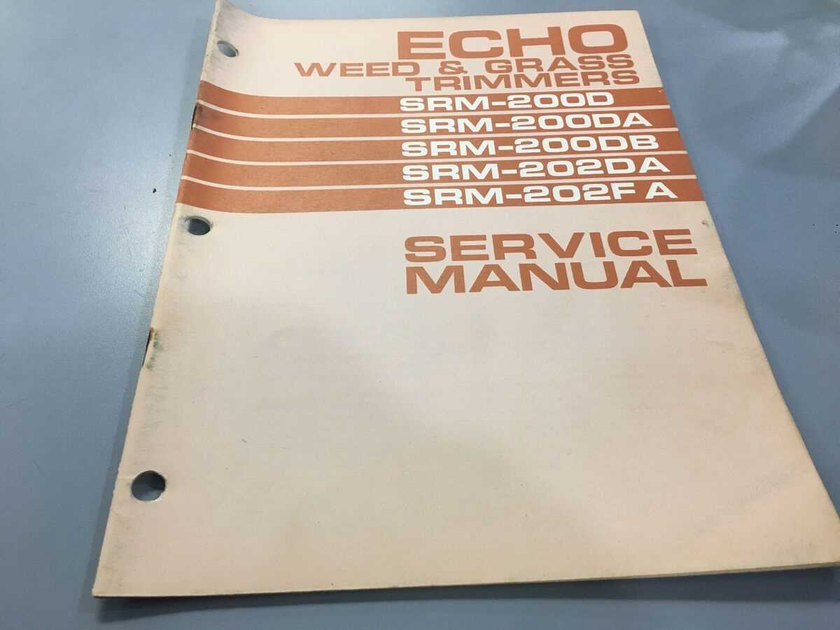 echo string trimmer repair manual