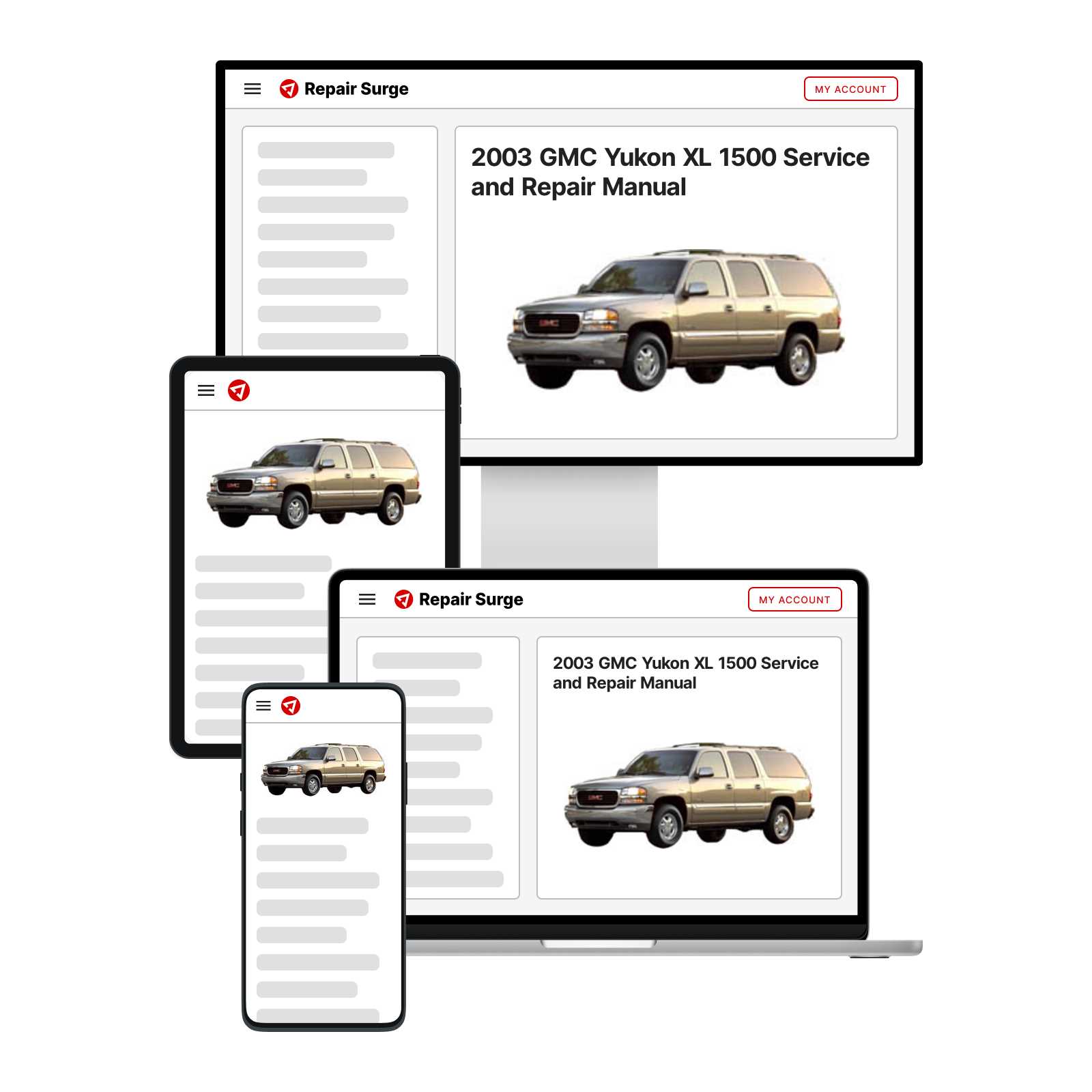 2003 gmc yukon repair manual