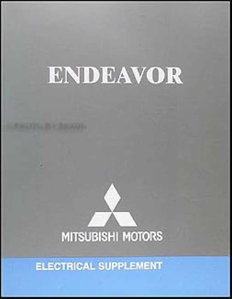 2006 mitsubishi endeavor repair manual