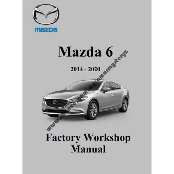 2014 mazda 6 repair manual