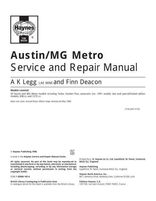 the free repair manual