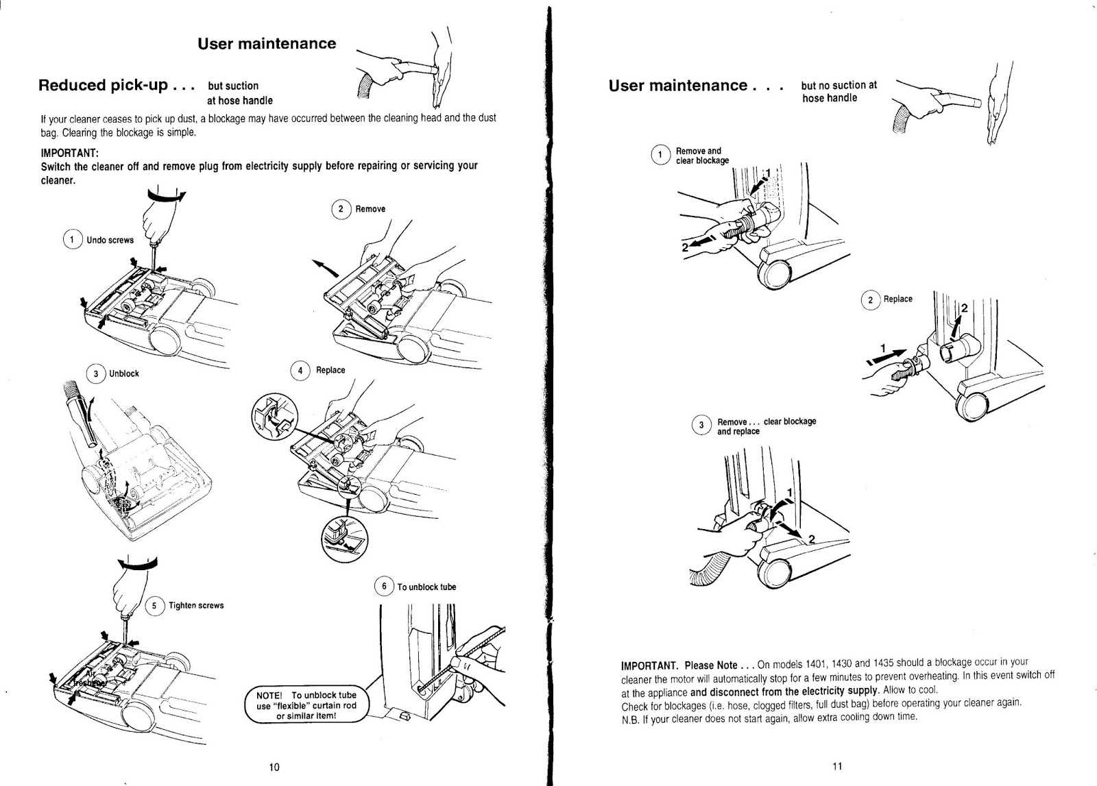 electrolux vacuum cleaner repair manual