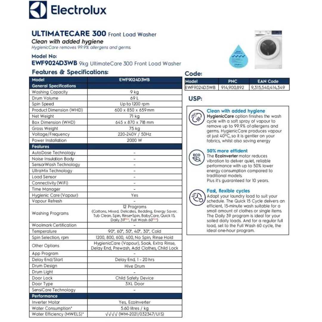 electrolux washing machine repair manual