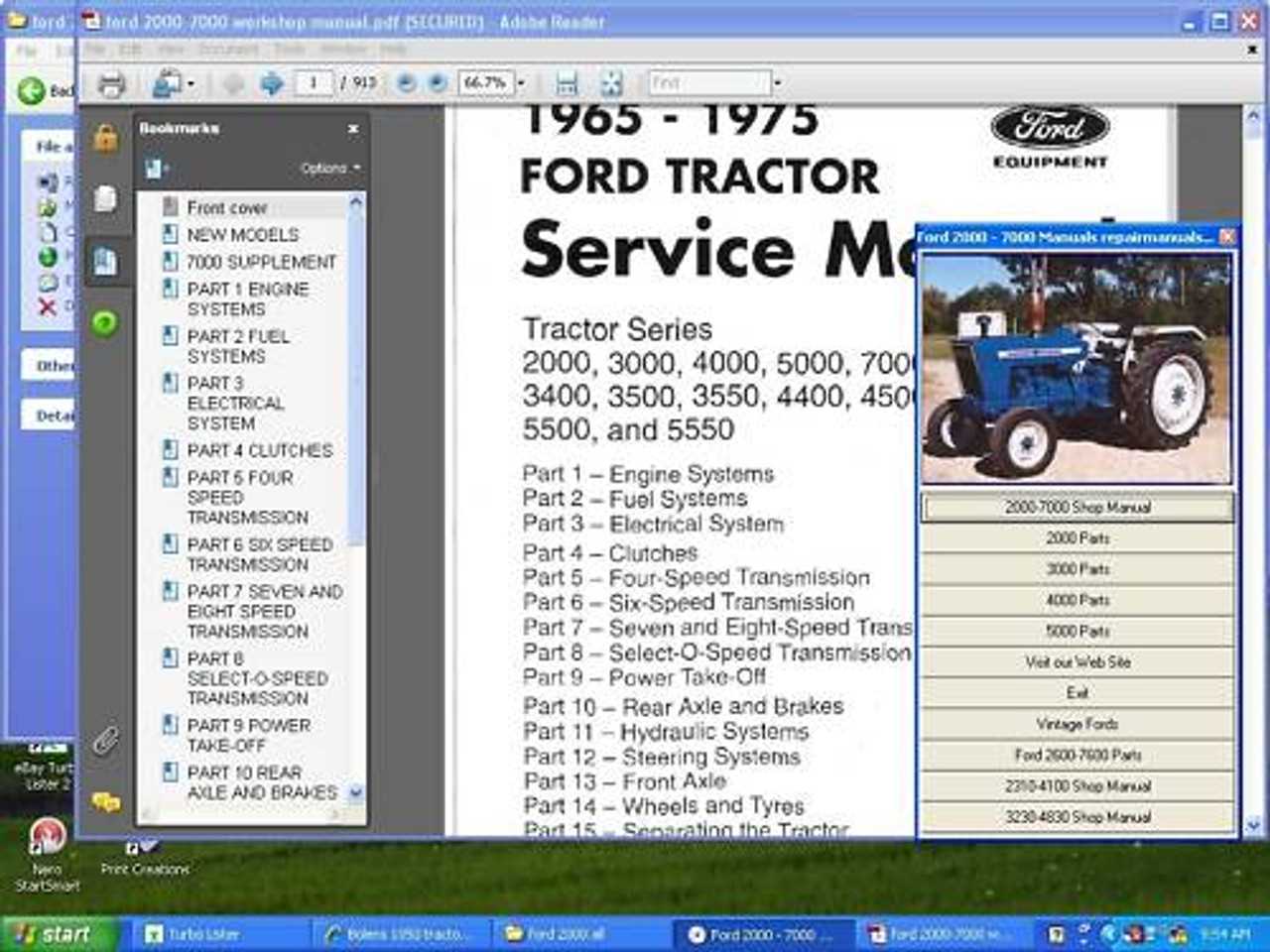 ford 3000 tractor repair manual