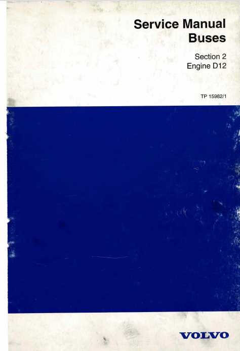 volvo d12c engine repair manual