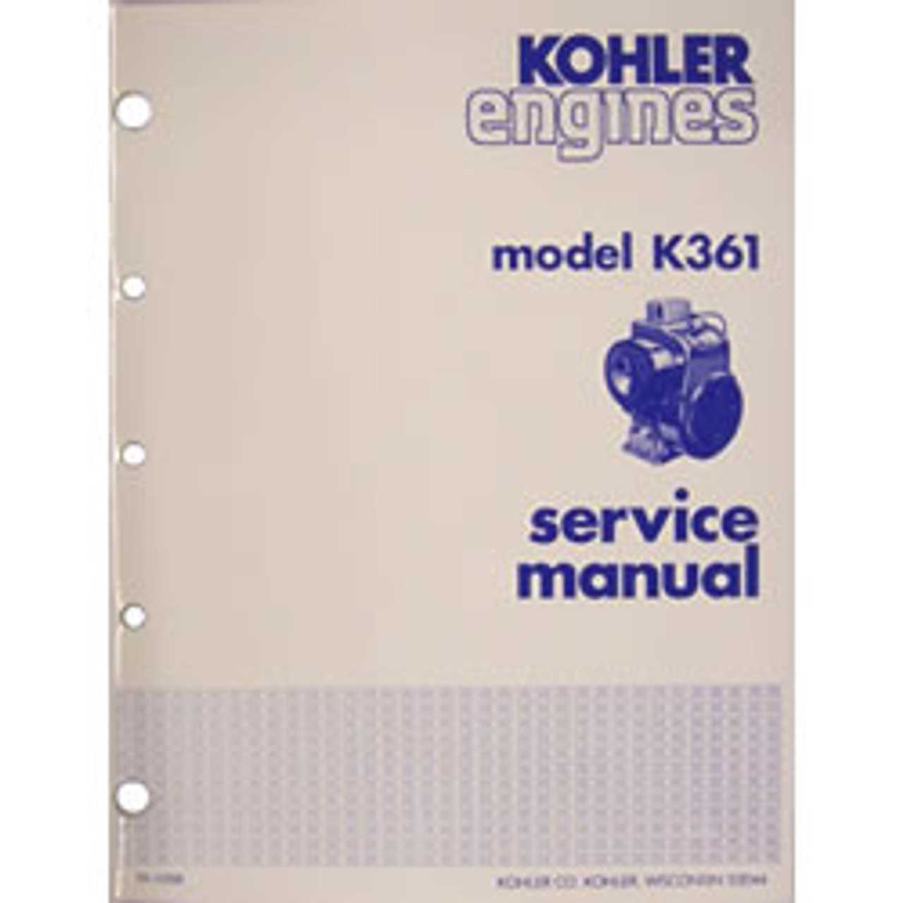 kohler engine repair manual