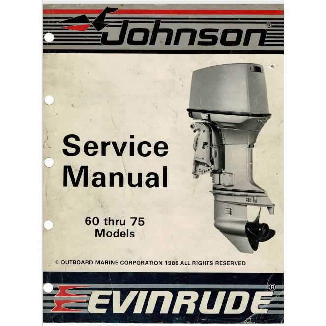 evinrude outboard motor repair manual