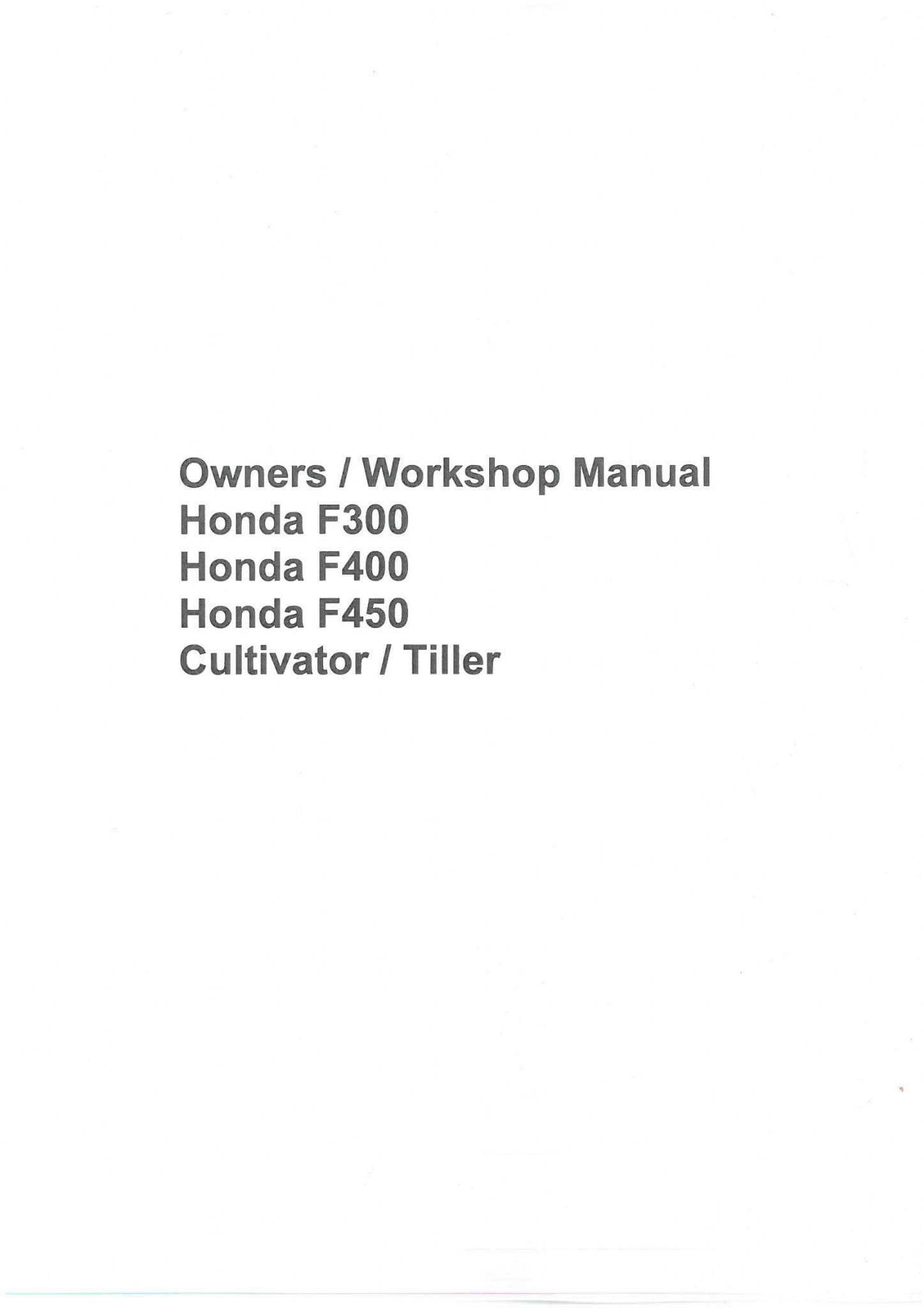 f 450 repair manual