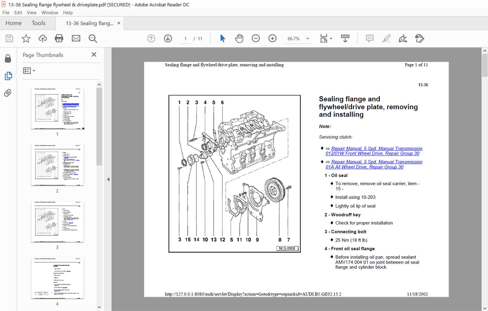 factory service repair manual