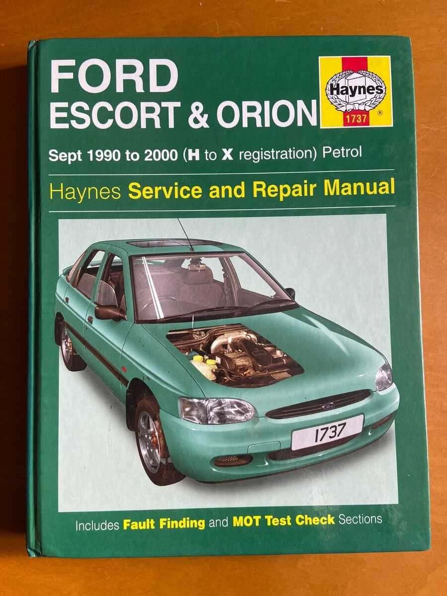 2001 ford escort repair manual