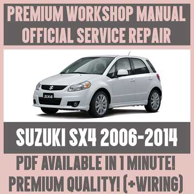 2008 suzuki sx4 repair manual