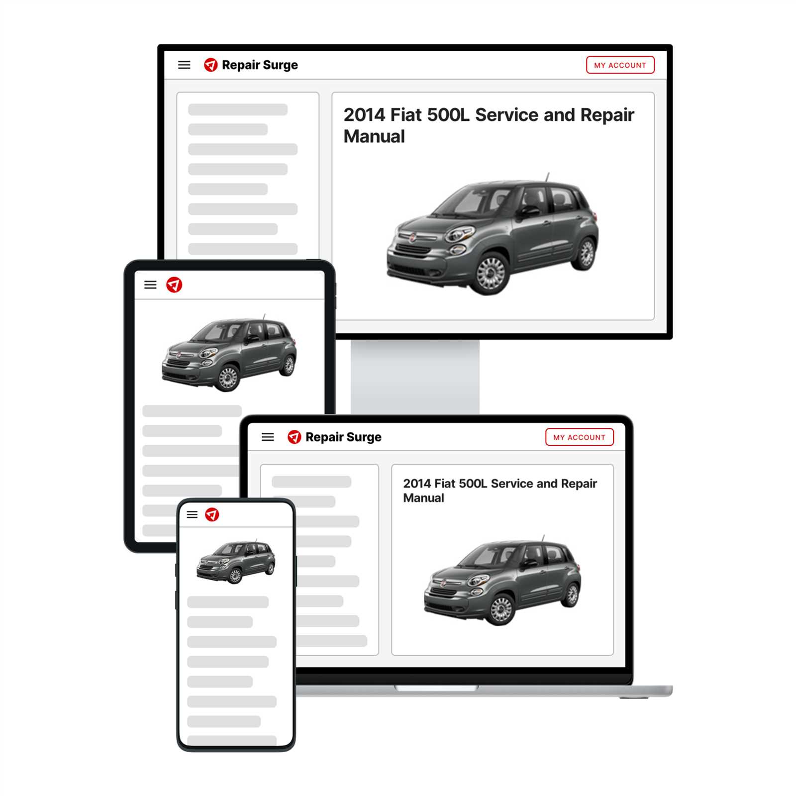 fiat 500l repair manual