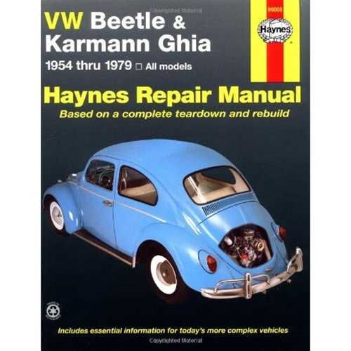 1970 vw beetle repair manual