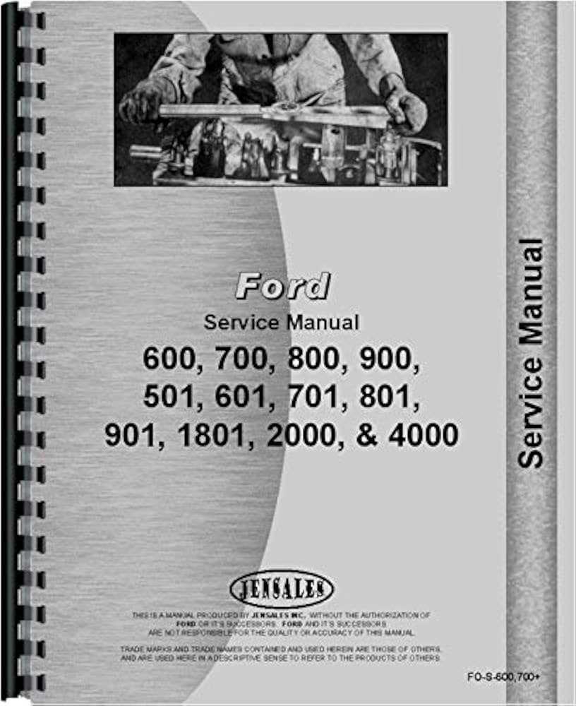 ford 4000 tractor repair manual