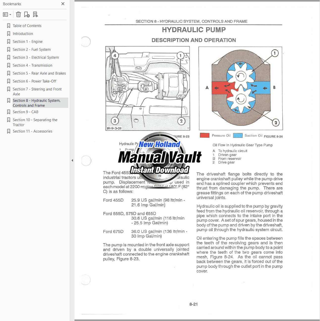 ford 555d repair manual