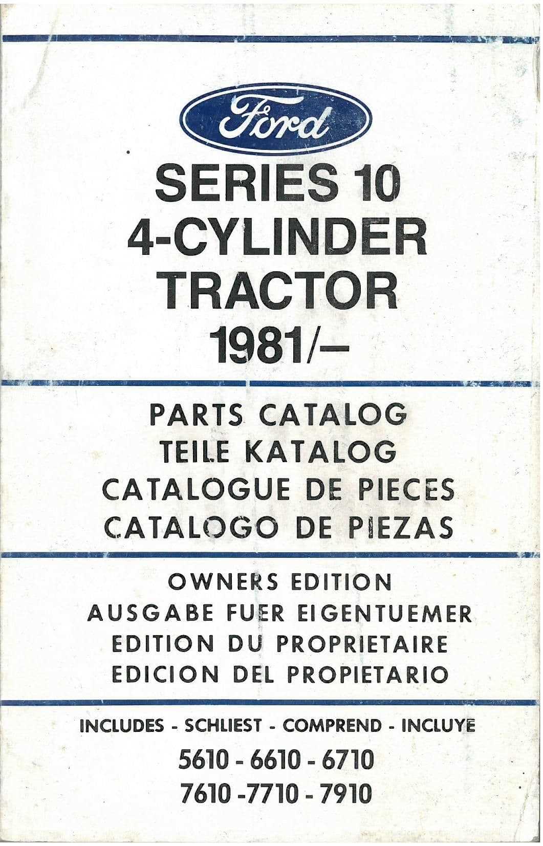 ford 6610 tractor repair manual