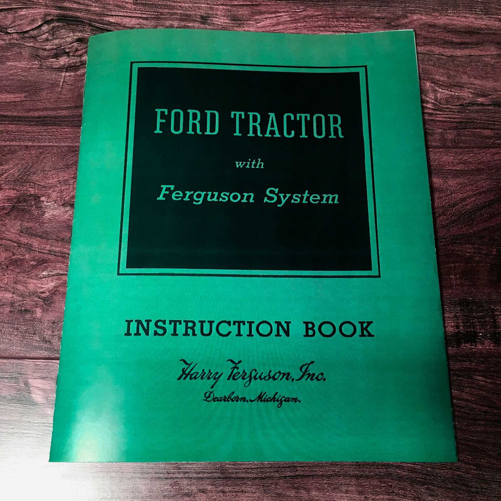 ford 9n tractor repair manual