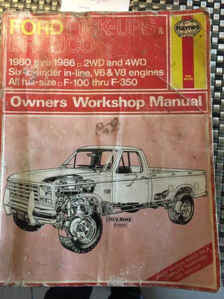 ford bronco repair manual