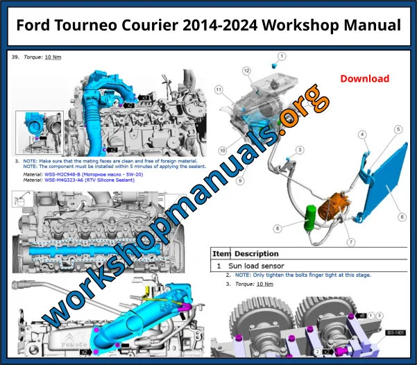 ford courier repair manual