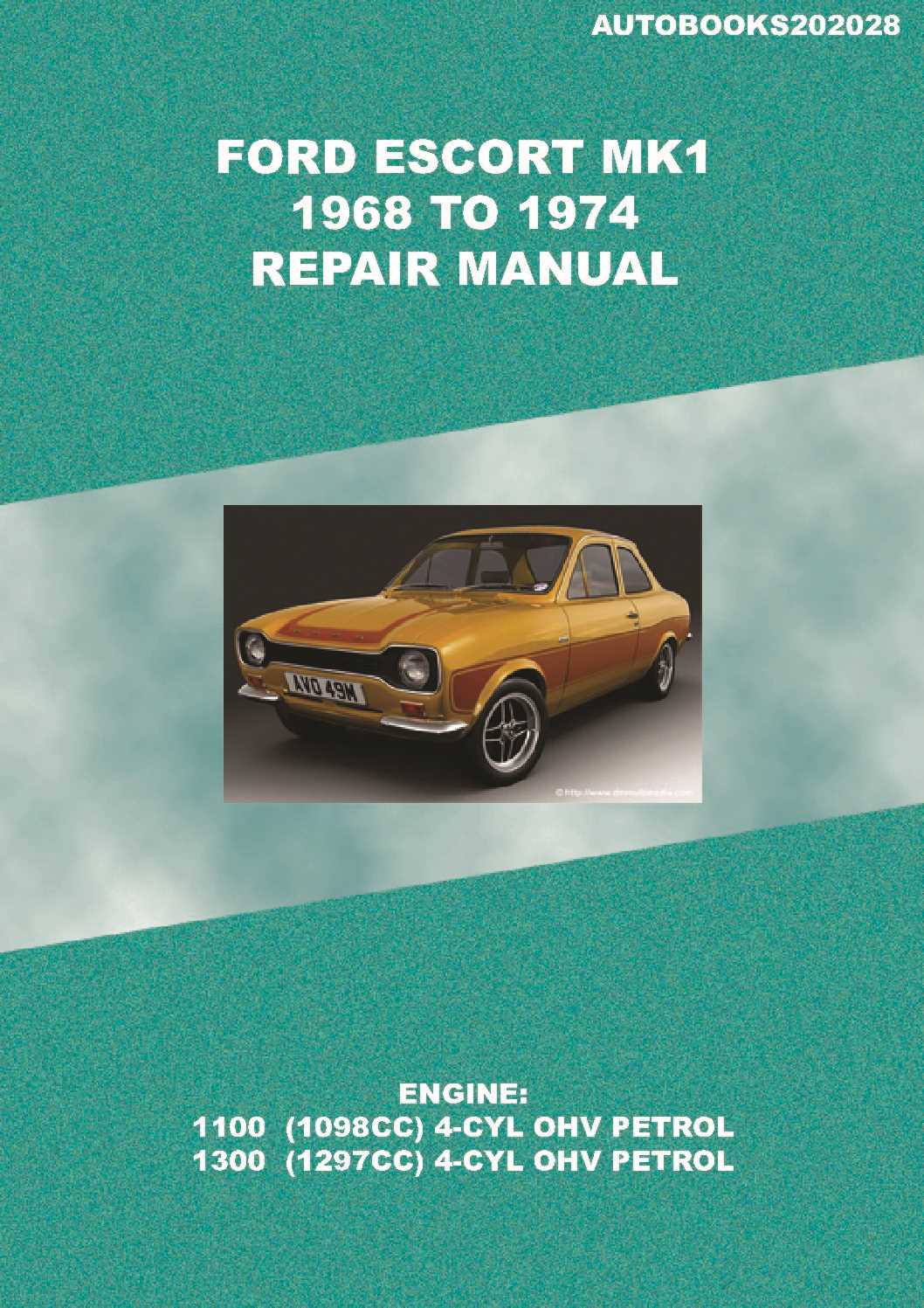 ford escort repair manual