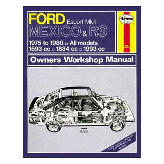 ford escort repair manual