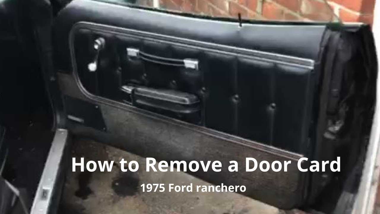 ford ranchero repair manual