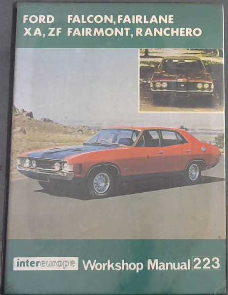 ford ranchero repair manual