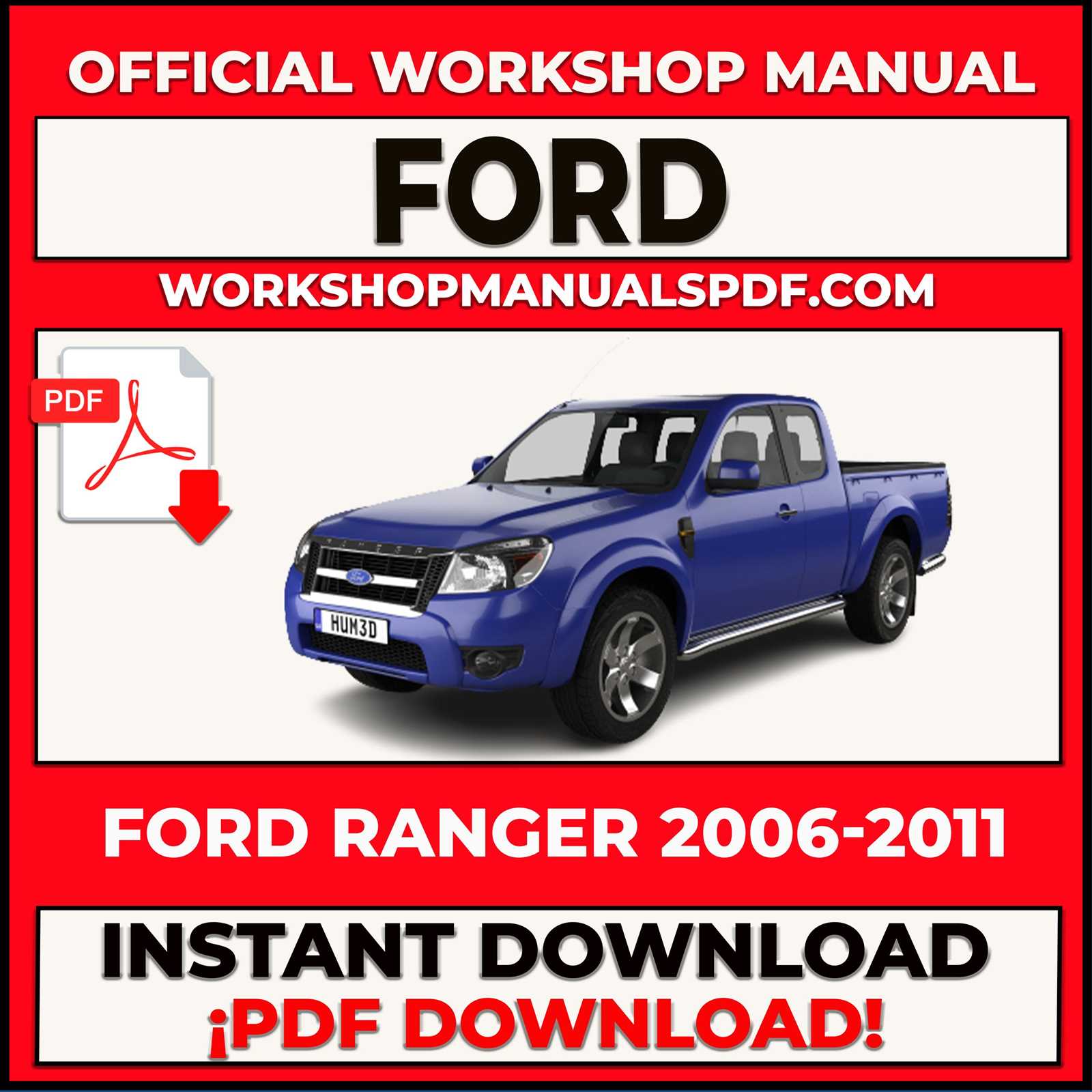 ford ranger repair manual