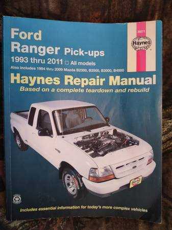 ford ranger repair manual