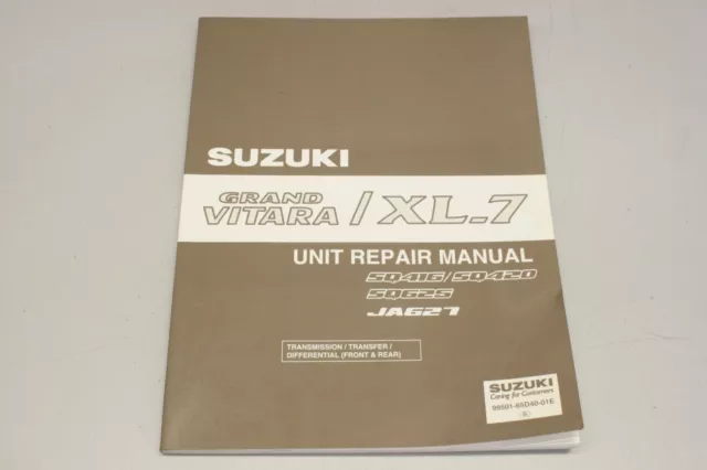 2002 suzuki grand vitara repair manual