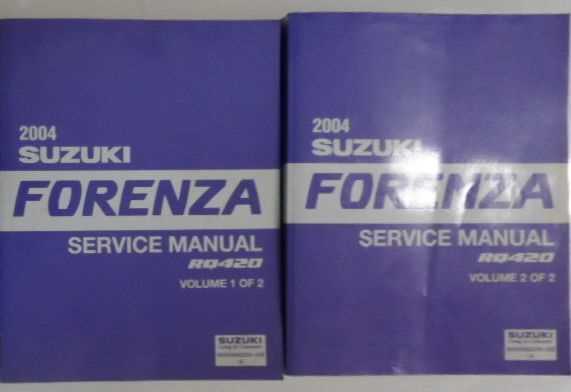 2005 suzuki forenza repair manual