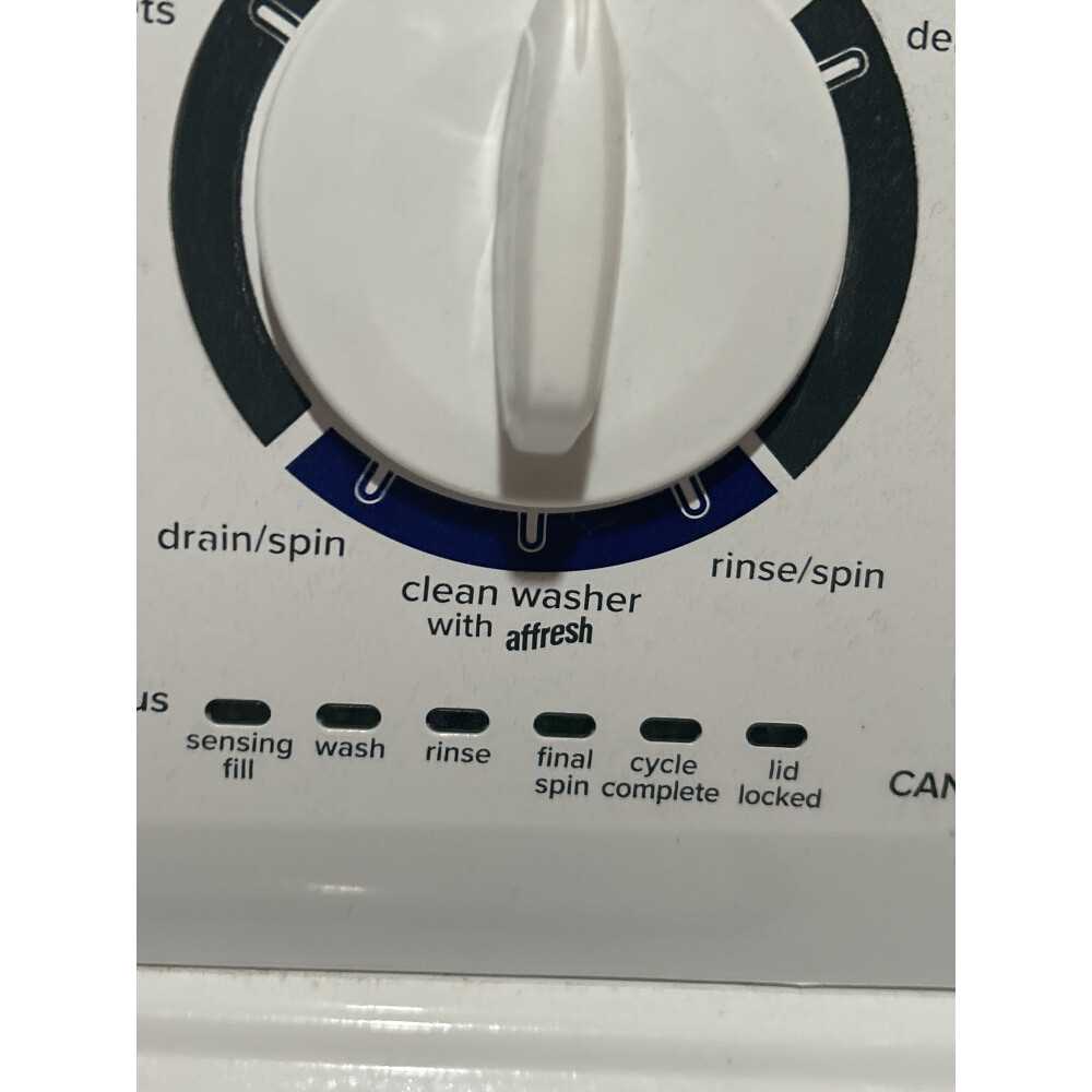 amana clothes washer repair manual